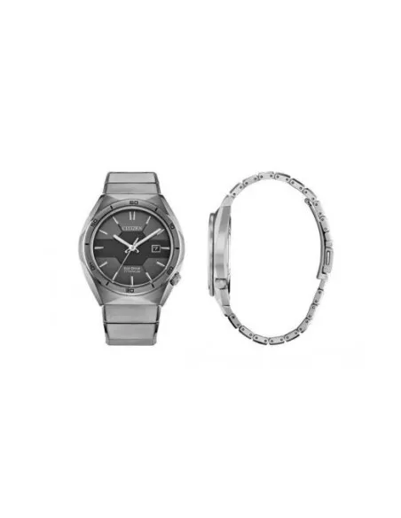 reloj de titanio hombre Citizen Eco-Drive AW1660-51H Super Titanium Armor 41MM Cristal de Zafiro