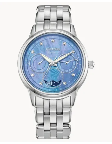 Citizen Eco-Drive Calendrier FD0000-52N 37mm Moon Phase 50m WR stainless steel bracelet Eco-drive movement (solar or light power