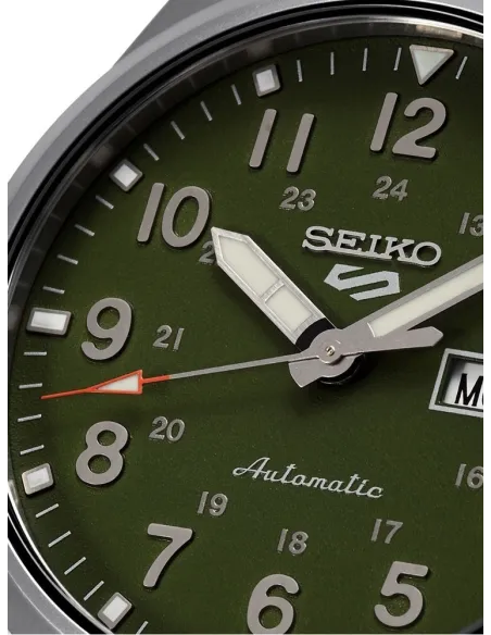 Reloj automático hombre Seiko 5 Sports Field SRPG33K1 39mm 100m WR correa de tela
