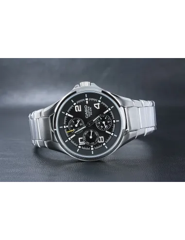 reloj hombre Casio EF-316D-1A  40.5mm 100m WR correa de acero