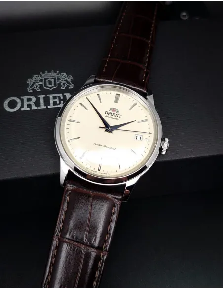 Reloj automático hombre Orient Bambino  RA-AC0M04Y 38mm correa de cuero