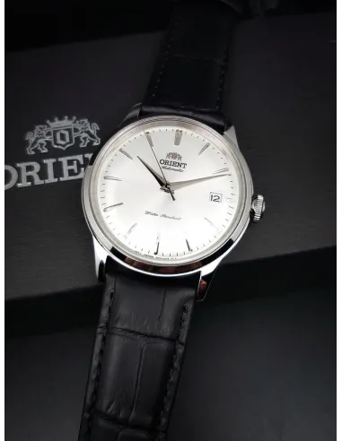 Orient Bambino RA-AC0M03S 38mm automatic men’s watch leather band