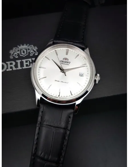 Orient Bambino RA-AC0M03S 38mm automatic men’s watch leather band
