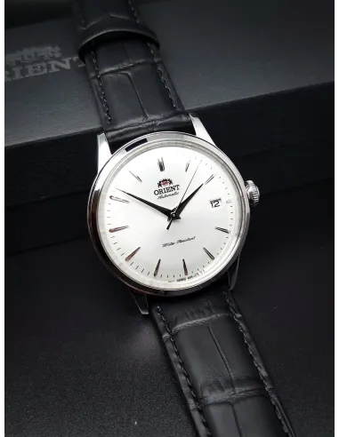 Orient Bambino RA-AC0M03S 38mm automatic men’s watch leather band