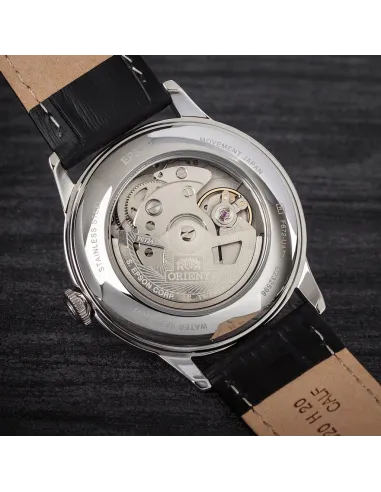 Orient Bambino RA-AC0M03S 38mm automatic men’s watch leather band