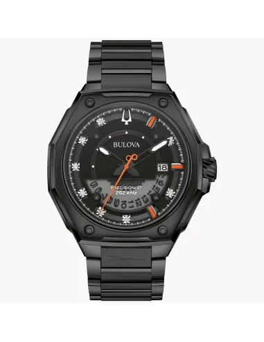 Bulova Precisionist 98D183 Marc Anthony Series X 48.5mm Cristal de zafiro curvo