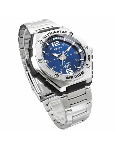 Reloj deportivo hombre Casio MWA-100HD-1AV Luz LED 100m WR correa acero