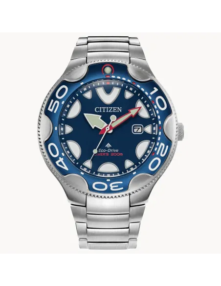 reloj buceo hombre Citizen Promaster Dive Orca  BN0231-52L 46mm 200M WR Correa de acero