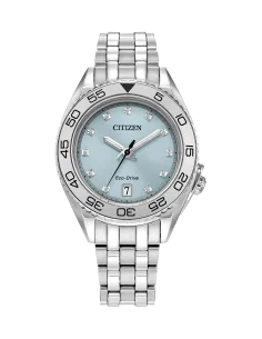 reloj mujer Citizen Eco-drive FE6161-54L 35.4mm 100m WR cristal de zafiro 11 diamantes