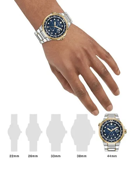 Reloj Aviador hombre Citizen Promaster Endeavor BJ7144-52L 44mm Cristal de zafiro