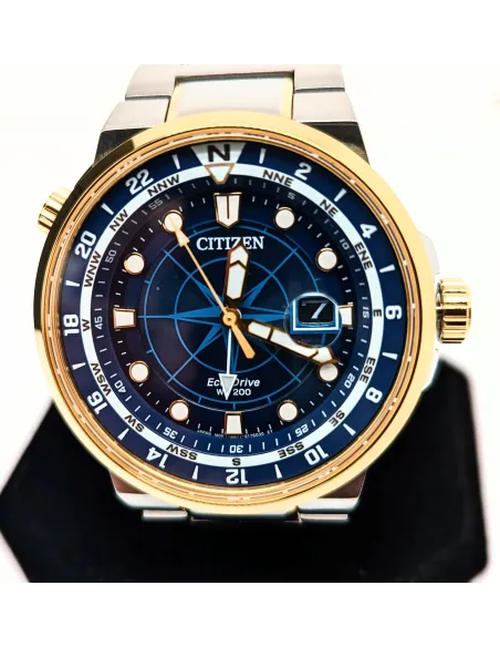 Reloj Aviador hombre Citizen Promaster Endeavor BJ7144-52L 44mm Cristal de zafiro