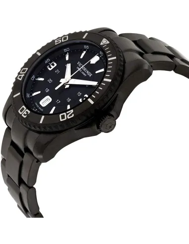 Victorinox Swiss Army Maverick 241798 43mm Black Edition Stainless Steel Men's Watch 100m