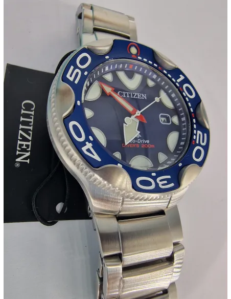 reloj buceo hombre Citizen Promaster Dive Orca  BN0231-52L 46mm 200M WR Correa de acero
