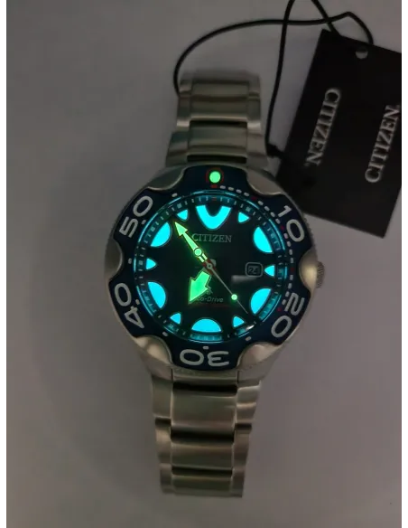 reloj buceo hombre Citizen Promaster Dive Orca  BN0231-52L 46mm 200M WR Correa de acero