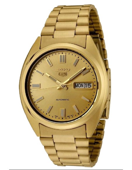 reloj automático unisex  hombre Seiko SNXS80K1 37mm 30m WR correa de acero