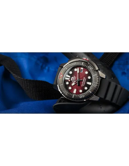 Reloj automático hombre Orient M-Force  RA-AC0L09R Edición Limitada 45mm cristal de zafiro 200m WR correa de silicona