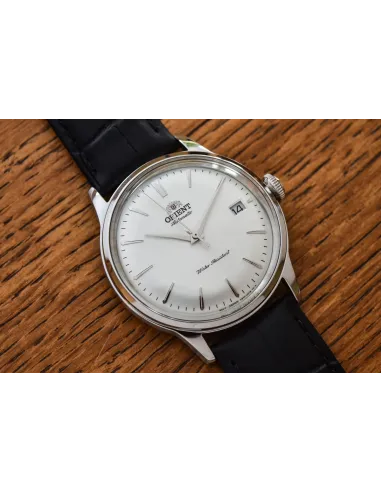 Orient Bambino RA-AC0M03S 38mm automatic men’s watch leather band