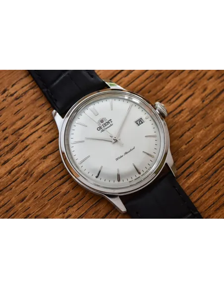 Orient Bambino RA-AC0M03S 38mm automatic men’s watch leather band