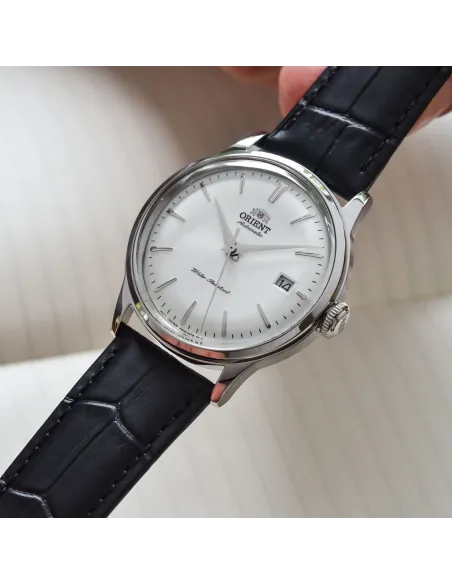 Orient Bambino RA-AC0M03S 38mm automatic men’s watch leather band