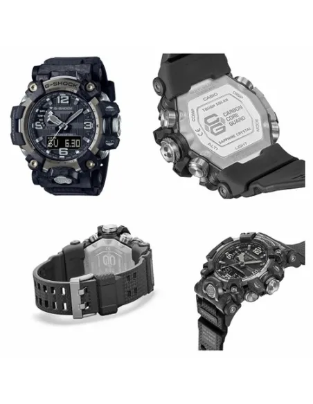 reloj radiocontrol hombre CASIO SOLAR G-SHOCK MUDMASTER GWG-2000-1A1 MULTIBAND