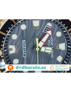 reloj de buceo hombre Citizen Promaster Dive ST  BN0163-00H 44mm 200m WR correa de goma 2