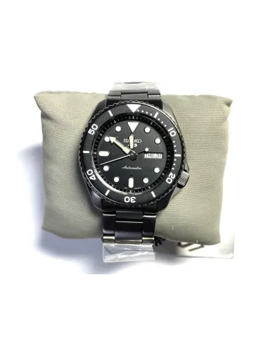 Reloj automático buceo hombre Seiko 5 Sports SRPD65K1 PVD baño de iones  dial negro 42.5mm