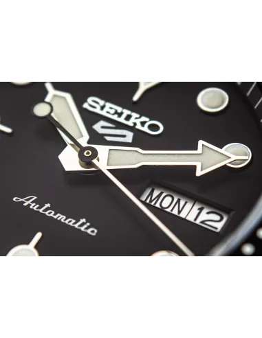 Reloj automático buceo hombre Seiko 5 Sports SRPD65K1 PVD baño de iones  dial negro 42.5mm