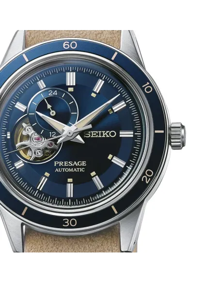 reloj automático hombre Seiko Presage SSA453J1 60's Heritage 40.8mm dial azul Japan Made
