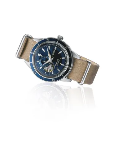 reloj automático hombre Seiko Presage SSA453J1 60's Heritage 40.8mm dial azul Japan Made