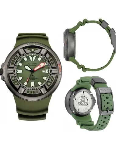 Reloj buceo hombre Citizen Promaster Ecozilla Dive ST  BJ8057-09X 48mm 300m cristal de zafiro