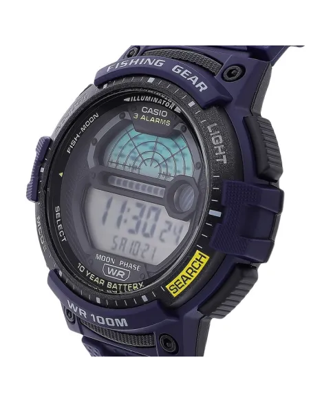 Reloj deportivo pesca hombre Casio Outgear WS-1200H-2AV 100M WR Fases Lunares