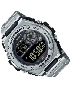 Reloj deportivo hombre Casio MWD-100HD-1AV Hora Mundial 5 Alarmas Despertador 10 años batería