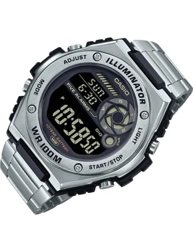 Reloj deportivo hombre Casio MWD-100HD-1AV Hora Mundial 5 Alarmas Despertador 10 años batería