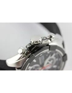 reloj cronógrafo hombre Seiko Velatura SNAF39P3 47mm Alarma 100m WR cristal de zafiro correa de caucho 2