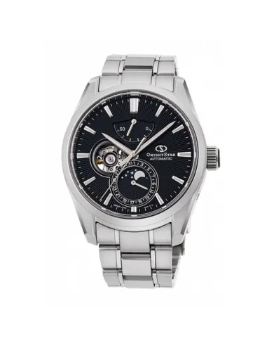 reloj automático hombre Orient Contemporary Moon Phase RE-AY0001B 41mm cristal de zafiro super anti-reflectante 1