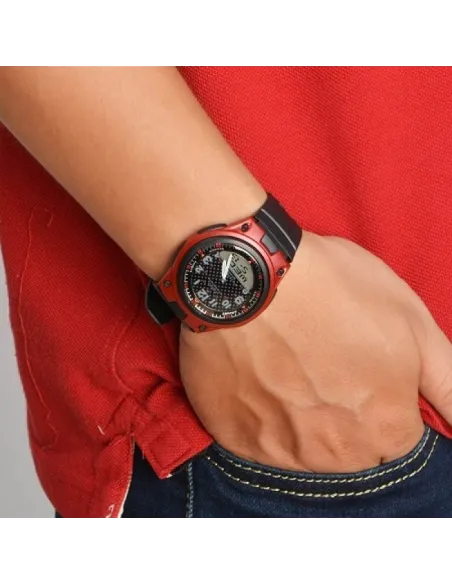 Reloj Casio aw-80-4b Analógico Digital Hombre luz led 50m water resist