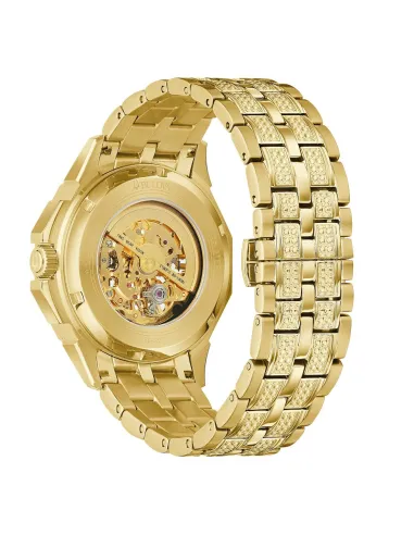 reloj automático hombre Bulova Octava 98A292 41.7mm 251 cristales 30m WR  correa de acero