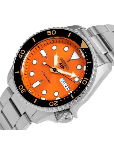 Reloj automático buceo hombre Seiko 5 Sports SRPD59K1 42.5mm 100m WR correa de acero