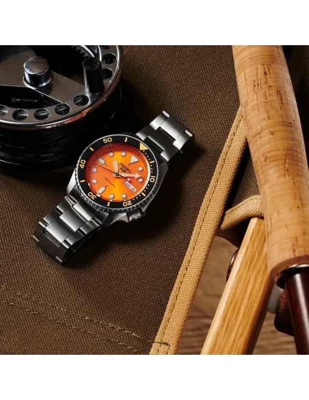 Reloj automático buceo hombre Seiko 5 Sports SRPD59K1 42.5mm 100m WR correa de acero
