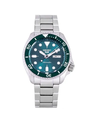 reloj automático buceo hombre Seiko 5 Sports SRPD61K1 42.5mm 100m WR correa de acero