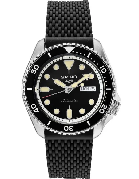reloj automático buceo  hombre Seiko 5 Sports SRPD73K2 42.5mm 100m WR correa de acero