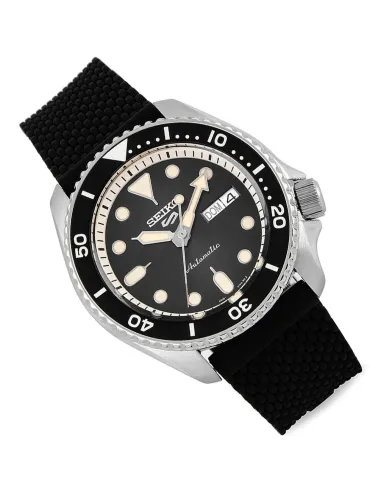 reloj automático buceo  hombre Seiko 5 Sports SRPD73K2 42.5mm 100m WR correa de acero