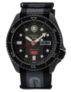 reloj automático hombre Seiko 5 Sports Honda Super Cub SRPJ75K1 Edición Limitada  42.5mm 100m WR correa de tela