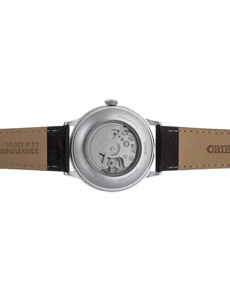 reloj automático hombre Orient Bambino RA-AK0702Y  40.5mm 30m WR Correa de cuero (admite cuerda manual)