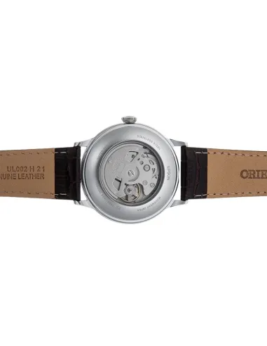 reloj automático hombre Orient Bambino RA-AK0702Y  40.5mm 30m WR Correa de cuero (admite cuerda manual)