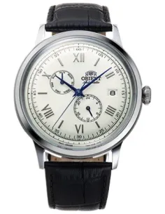 reloj automático hombre Orient Bambino RA-AK0701S  40.5mm 30m WR Correa de cuero (admite cuerda manual)