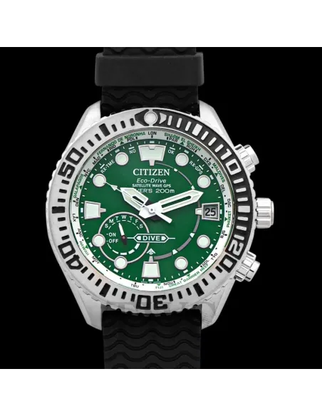 reloj titanio GPS hombre CITIZEN PROMASTER CC5001-00W 47mm ECO-DRIVE SATELLITE WAVE GPS DIVER'S