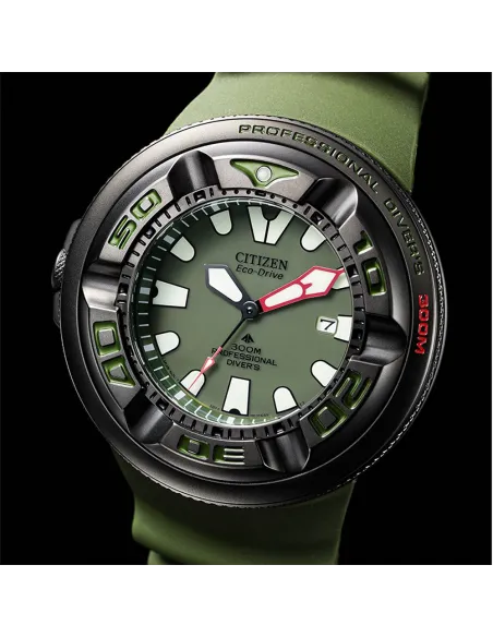 Reloj buceo hombre Citizen Promaster Ecozilla Dive ST  BJ8057-09X 48mm 300m cristal de zafiro