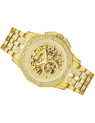 reloj automático hombre Bulova Octava 98A292 41.7mm 251 cristales 30m WR  correa de acero