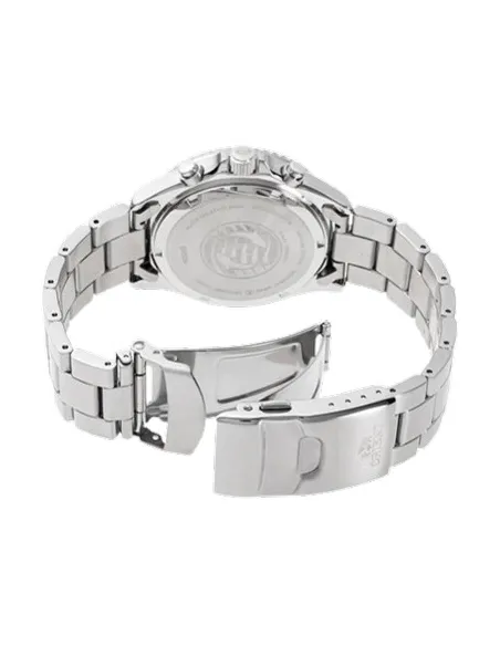 reloj de buceo SOLAR hombre Orient Kamasu Panda Solar RA-TX0203S Chronograph 42.8mm 200m WR correa de acero cristal de zafiro